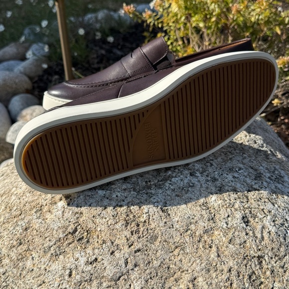 Allen Edmonds Men\'s Randolph 2.0 Leather Slip-On Sneakers Brown Size 9.5 D $350 main image 4